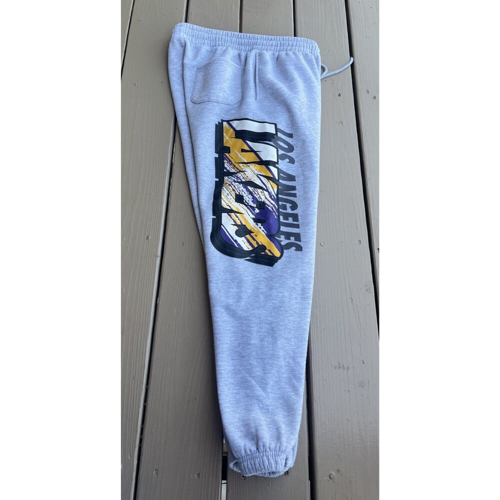 LA LAKERS NIKE NBA Grey Sweatpants Joggers Men’s Activewear 28 waist 26L Medium